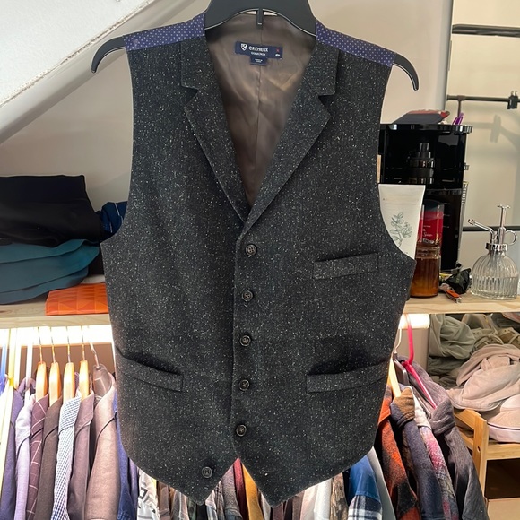 Cremieux collection vest black - Picture 1 of 6